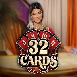 32 Cards slot icon by Ezugi, available at Rodeo Casino