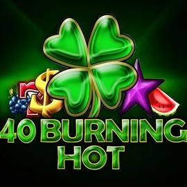 Official Slots logo: 40 Burning Hot by Amusnet Interactive at Rodeo Casino