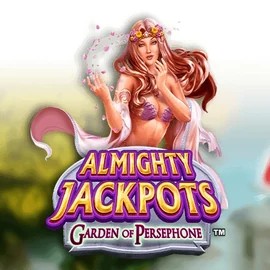 Almighty Jackpots: Garden of Persephone logo by Novomatic Rodeo Casino