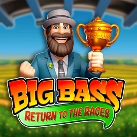 Big Bass Return to the Races logo – Slots by Pragmatic Play at Rodeo Casino