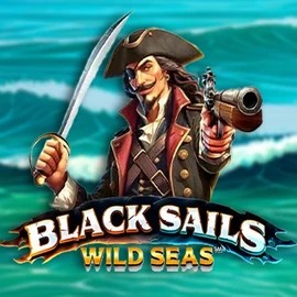 Black Sails Wild Seas by Infinity Dragon Studios, showcased at rodeoslots.net – game logo