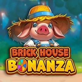 Brick House Bonanza online game logo by Pragmatic Play on rodeoslots.net