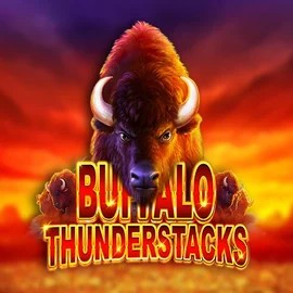 Buffalo Thunderstacks game by Amatic Industries – logo hosted on Rodeo Casino