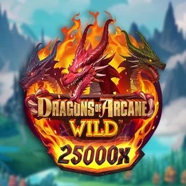 Dragons of Arcane Wild logo by Foxium Rodeo Casino