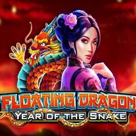 Floating Dragon Year of the Snake logo by Pragmatic Play Rodeo Casino