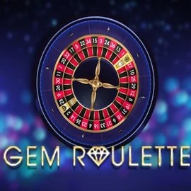 Gem Roulette slot visual from iSoftBet available on rodeoslots.net