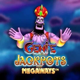 Genie Jackpots Megaways online game logo by Blueprint Gaming on rodeoslots.net