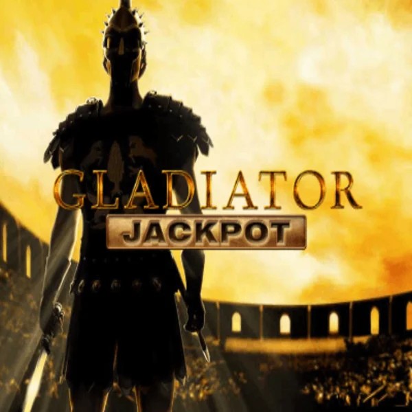 Gladiator Jackpot logo by Playtech at Rodeo Casino