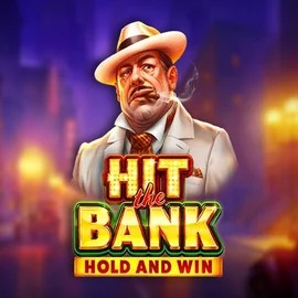 Hit The Bank Hold and Win slot logo by Playson at Rodeo Casino