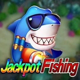 Jackpot Fishing slot logo by TaDa Gaming at Rodeo Casino