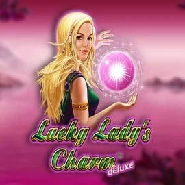 Lucky Ladys Charm Deluxe slot visual from Greentube available on rodeoslots.net