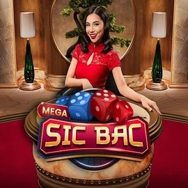 Mega Sic Bac slot logo by Pragmatic Play at Rodeo Casino
