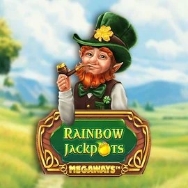 Rainbow Jackpots Megaways logo by Red Tiger Gaming Rodeo Casino