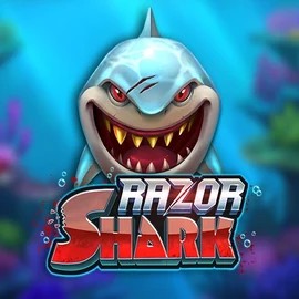 Official Slots logo: Razor Shark by Push Gaming at Rodeo Casino