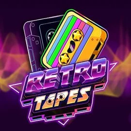 Retro Tapes logo – Slots by Push Gaming at Rodeo Casino