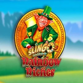 Slingo Rainbow Riches casino game by Gaming Realms – featured logo at Rodeo Casino