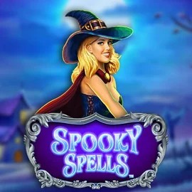 Try Spooky Spells slot by Novomatic on rodeoslots.net – logo image