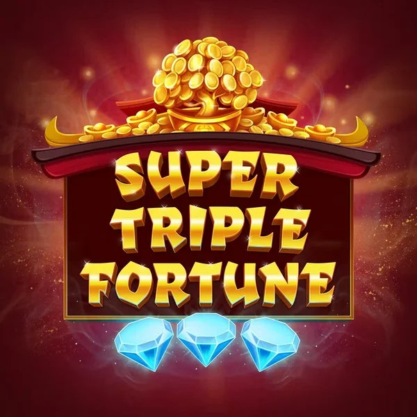 Try Super Triple Fortune slot by Greentube on rodeoslots.net – logo image
