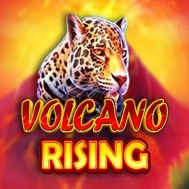 Volcano Rising logo by RubyPlay Rodeo Casino